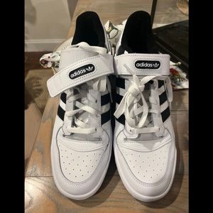Adidas Forum Low Black White FY7757 Men's Size 12